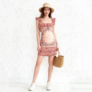 zimmermann matchmaker ruffled slip mini dress